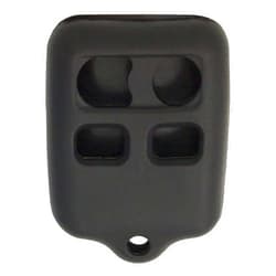 Keyless2Go Replacement for New Silicone Cover Protective Case for 4 Button Remote Key Fobs FCC CWTWB1U345 CWTWB1U331 - Black