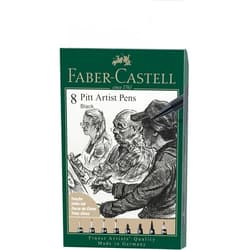 Faber-Castell Faber Castell Pitt Black Ballpoint Pen, Black, Unisex