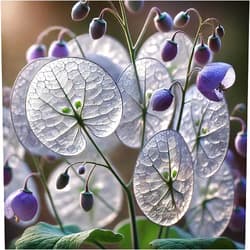 LUSORA VALE Money Plant Seeds – Lunaria Annua | Biennial | Unique Silver Seed Pods & Pollinator-Friendly Blooms