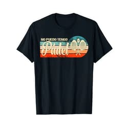 Ropa de pádel con un dicho gracioso divertido Vintage Padel Racket no puedo tengo pádel Sarcastic Padel T-Shirt
