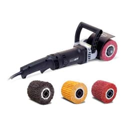 Eastwood Contour SCT Surface Conditioning Tool With 4 Sanding Drums Set | Heavy Duty Automotive Metal Preparation Tools Includes 4 120 Grit Non-Woven Nylon Sanding Drums