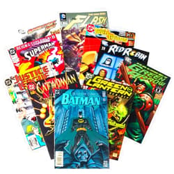 SCS Direct DC Ultimate Comic Book Gift Set- 10 Different DC Issues Including one Guaranteed Batman Issues - Kid/Adult Friendly w No Inappropriate Content- Birthday for Superman, Flash, Bat Man Fans