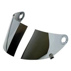 Biltwell | Gringo S Gen2 Flat Shield | Chrome Mirror | Anti-Fog | Scratch Resistant | UV/A UV/B Resistant | Motorcycle Helmet Accessory