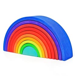 Grimm's Spiel und Holz Design GRIMMs Rainbow Number Land, 10 Pieces