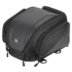KEMIMOTO Motorcycle Tail Bag 18-22L Expandable Sissy bar Motorcycle Luggage Seat Travel Rear Rack Bag Waterproof for Daul Sport Sportster Softail Dyna Touring Shadow Vulcan