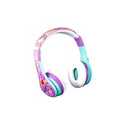 eKids The Little Mermaid Bluetooth Headphones for Kids, Wireless Headphones with Microphone includes Aux Cord, Volume Reduced Kids Foldable Headphones for School, Home, or Travel
