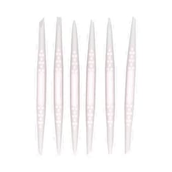 AUNMAS 6Pcs Fondant Cake Decorating Tools, Plastic Fondant Carving Sculpting Pen Set, Sugar Modeling Shaper Decor Tool for DIY Handcrafts Details Carving