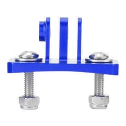 Fydun Helmet Fixed Mount Holder Portable Holder Adapter Skydiving Helmet Fixed Mount Motorcycle Helmet for 7 6 5 4 Action Cameras (Blue)