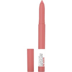 Maybelline Super Stay Ink Crayon Lipstick Makeup, Precision Tip Matte Lip Crayon with Built-in Sharpener, Longwear Up To 8Hrs, On The Grind, Purple Mauve Pink, 1 Count