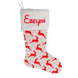 RONKAHSHOW Ebelyn Personalized Name Christmas Stockings Custom Christmas Stockings Large Stocking Design Gifts Stocking Christmas Party