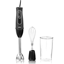 Braun Portable Immersion Hand Powerful 350W Stick Blender,Dual Speed,Whisk,Beaker, Soup,Baby Food,Mixer, Hummus,Egg Beater,Smoothies