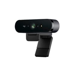 Logitech Brio 4K Webcam, Ultra 4K HD Video Calling, Noise-Canceling mic, HD Auto Light Correction, Wide Field of View, Works with Microsoft Teams, Zoom, Google Voice, PC/Mac/Laptop/Macbook/Tablet