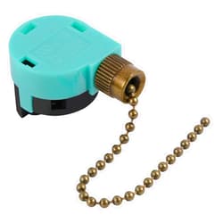Aoprofree Ceiling Fan Switch ZE-268S6,3 Speed 4 Wire Ceiling Fan Pull Chain Control,Pull Chain Cord Switch Control for Ceiling Fans,Bronze