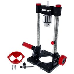 Milescraft 1348 Drill Mate PRO – Heavy-Duty Portable Drill Press Drilling Guide, ½” Chuck, Precision Drilling Jig Attachment for Drilling Angled or Straight Holes, Adjustable Drill Guide Attachment