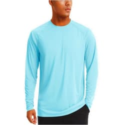 TACVASEN Men's Sun Shirt UPF 50+ Long Sleeve UV Protection Lightweight Rash Guard Swim Shirt Quick Dry Fishing T-Shirt