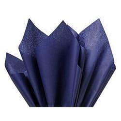 Flexicore Packaging Navy Blue Gift Wrap Tissue Paper | Size: 15 Inch X 20 Inch | Count: 10 Sheets | Color: Navy Blue