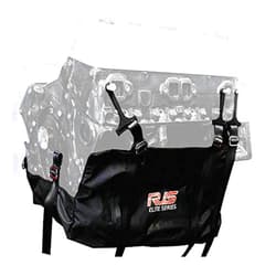 RJS Racing Equipment 22000101 Black Universal Engine Diaper,1 Pack