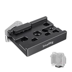SmallRig Quick Release Mount Plate for Arca-Type, Baseplate Clamp with 1/4''-20 Threaded, 3/8''-16 Threaded and Lever - 2143B