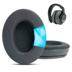 G GVOEARS GVOEARS Replacement Ear Pads for Sony MDR 7506, Cooling Gel Earpad Cushions with Noise Isolation Memory Foam Premium Leather for Sony MDR V6 / MDR V7 / MDR-CD900ST Headphones (Black)