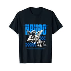 Graphic Hearts Havoc Matching Tee Retro Hearts Havoc Military Blue 4s Matching Tee For Men Women T-Shirt