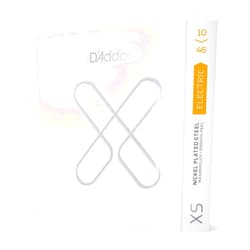 D'Addario Guitar Strings - XS Nickel Coated Electric Guitar Strings - XSE1046 - Maximum Life with Smooth Feel & Exceptional Tone - For 6 String Guitars - 10-46 Regular Light