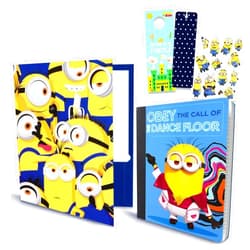 Despicable Me Notebook - Minions Notebook Bundle Includes Despicable Me Minions Folder and Notebook Plus Minions Stickers, Bookmark, More | Despicable Me School Supplies