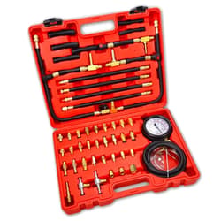 DKwoeshg Pro Master Fuel Injection Pressure Tester Kit - Perform Fuel Pressure Testing, Diagnose Weak Fuel Pumps, Test Fuel Flow, and Leak-Down - Works on Vehicles 1997 and Newer