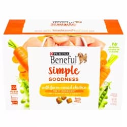 Purina Beneful Simple Goodness Adult Dry Dog Food Chicken 32 ct. Box