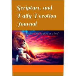 Karen Watters Scripture, and Daily Devotion Journal: 