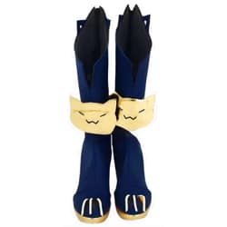 ERIMEI Manga World Cosplay Boots Boot Shoes Shoe for Genshin Impact Diona Blue