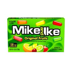Just Born Mike and Ike Candy, Original Fruits, 4.25oz Theater Box, Pack of 12