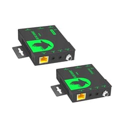 Monoprice Blackbird 4K60 HDMI 70m Extender Via a Single CAT6/6a Ethernet Cable, HDMI 2.0b and HDCP 2.2, Zero‑Latency, Audio Extraction, 18Gbps
