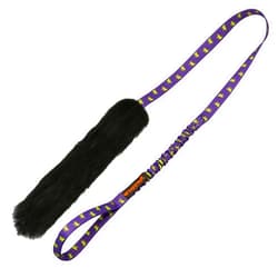 Tug-E-Nuff Sheepskin Bungee Chaser Tug | Durable Dog Tug Toy Chaser with Extra Long Handle | Ideal for Interactive Dog Training | 100% Responsibly-sourced Sheepskin | Size 47 x 12 inches