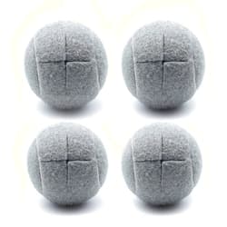 Magicorange 4 PCS Precut Walker Tennis Balls for Furniture Legs and Floor Protection, Heavy Duty Long Lasting Felt Pad Glide Coverings (Grey)