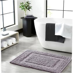 Jean Pierre New York 100% Chenille Cotton Skid Resistant Plush Bath Mat - 17