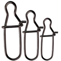 Faveten Fishing Snaps, Duo Lock Terminal Tackler, High Strength Stainless Steel Fast Change Catfish Bait Bass Lures for Fish Line Leader Hooks Weights 50 Pcs (Test 60-120 Pound)
