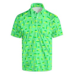 MSCPZH Mens Golf Shirts Lobster Golf Polo Shirts for Men Short Sleeve Polo Shirts Golf Mens Polo
