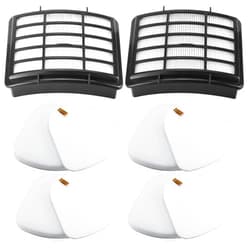 Improvedhand Filter Replacement Compatible with Shark Navigator Lift-Away NV350, NV351, NV352, NV355, NV356E, NV357, NV360, NV370, UV440, UV540, Directly Replaces XFF350 XHF350, 2 Hepa + 4 Foam Filter