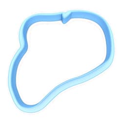 Handmade Sweet Prints Inc Steak (outline) Cookie Cutter - Dishwasher Safe
