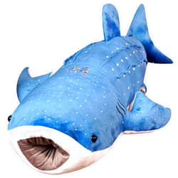 Mukouxun 18.5 inch Whale Shark Stuffed Animal Whale Shark Plush Whale Shark Kids Plush Toy Pillows Stuffed Blue Whale Doll
