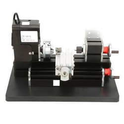 Yanmis Mini Metal Lathe, 24W 20000RPM Mini Wood Lathe 100-240V Soft Metal Plastic Acrylic Milling Machine (US Plug)