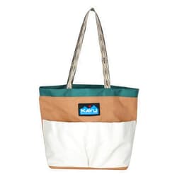 KAVU Twin Falls Tote Shoulder Strap Canvas Color Block Bag