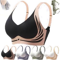 Ankikina Dawncog Bra, Dawncog Wireless Push Up Bra, Super Gather Bra Wireless Push-Up Bra, Lifting Anti-Sagging Wireless Push-Up Bra
