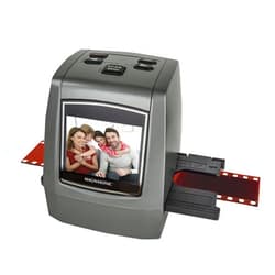 Magnasonic All-in-One High Resolution 24MP Film Scanner, Converts 35mm/126KPK/110/Super 8 Films, Slides, Negatives into Digital Photos, Vibrant 2.4