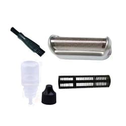 USonline911 Ultra-sharp Replacement Foil and Cutter w/Rozor Shaver Oil+ Clean Brush for Braun CruZer Twist PocketGo MobileShave M30 M60 M60S P40 P50 P60 P70 P80 P90