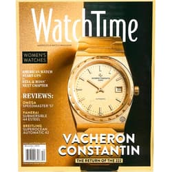 WATCH TIME MAGAZINE - DECEMBER 2022 - VACHERON CONSTANTIN - THE RETURN OF THE. 2022