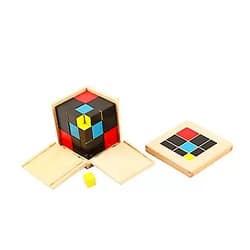 IFITMONTESSORI Trinomial Cube, Montessori Math Materials
