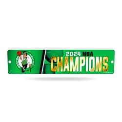 Rico Industries NBA Basketball Boston Celtics 2024 NBA Champions Plastic 4
