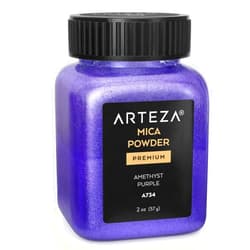 Arteza Mica Powder for Epoxy Resin, Amethyst Purple A734, 2 oz Bottle, Art Supplies for Candle Making & DIY Crafts
