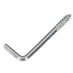 Hillman Hardware Essentials 320495 (0.106-inch x 1-3/8-inch) 100 Pack Square Bend Hook, 0.106 Inch x 1-3/8 Inch, Zinc-Plated, 100 Pieces